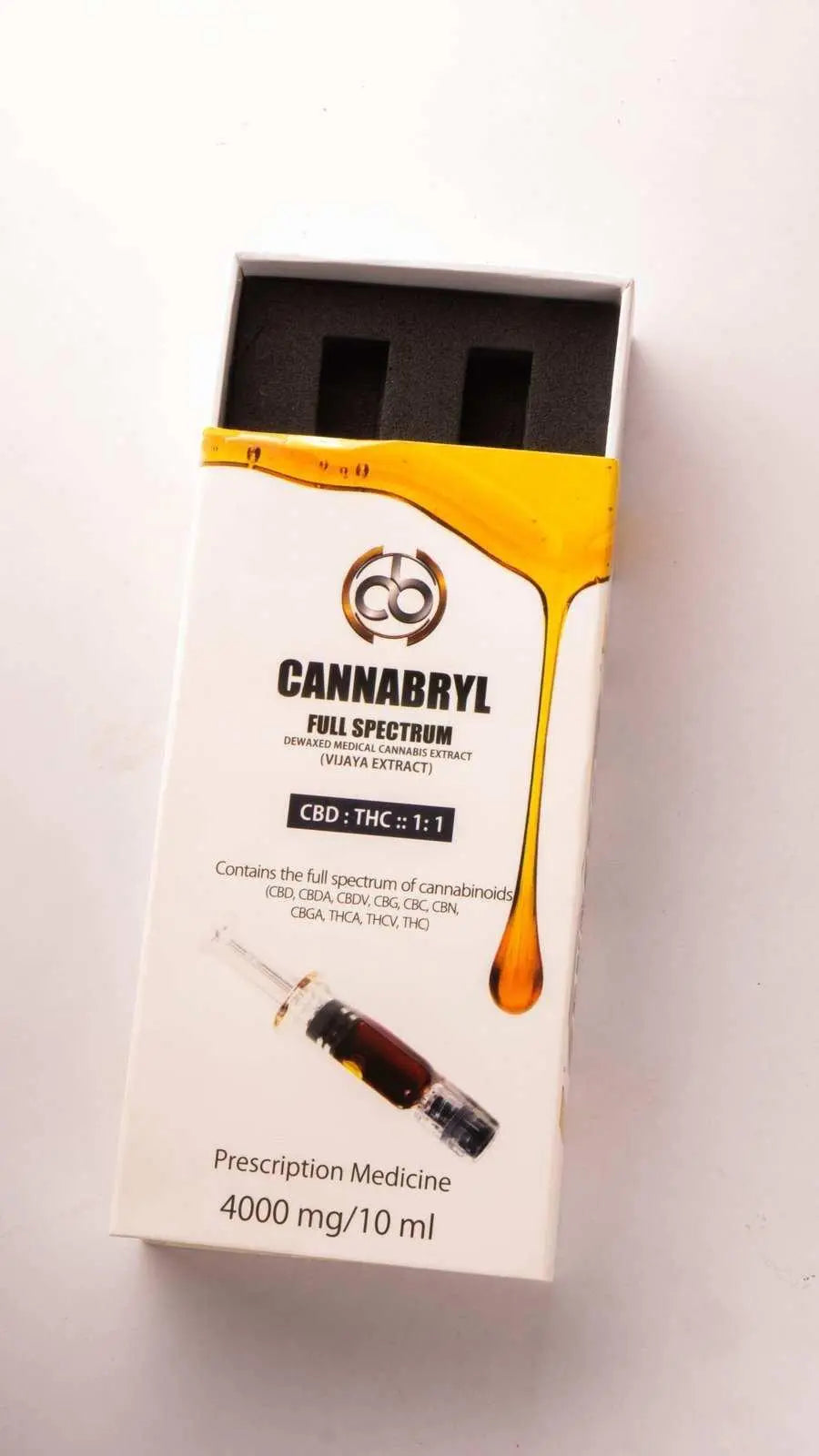 Cannabryl - Medical Cannabis high THC Pure Dewaxed Extract.