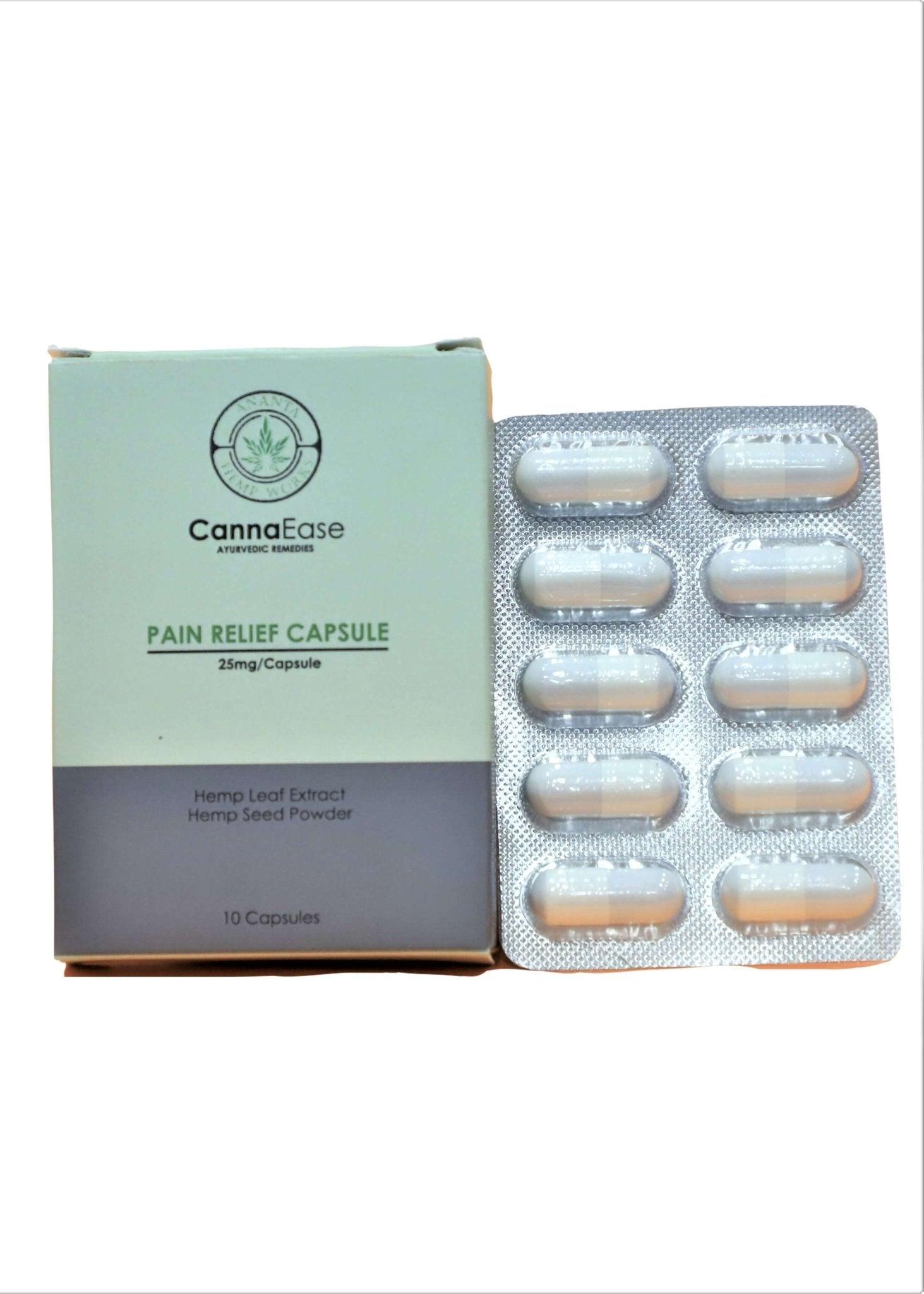 Cannaease Medical Cannabis Pain Relief Capsules (RX) 10 Cap (For Oral Consumption)Health CareCannaease Pain Relief Capsules | Ayurvedic Pain Relief Medicine | CSIN