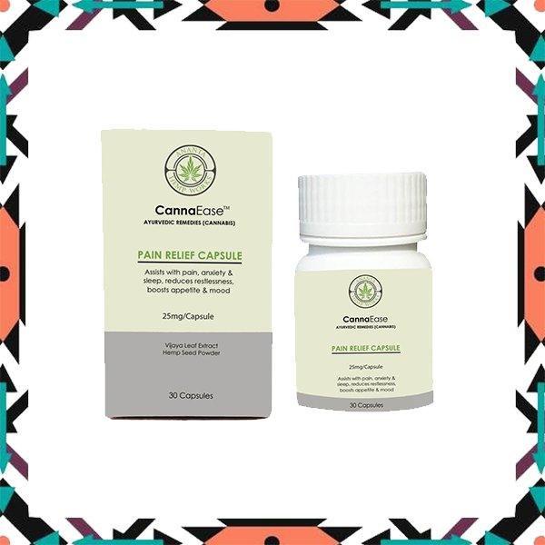 Cannaease Medical Cannabis Pain Relief Capsules (RX) 10 Cap (For Oral Consumption).