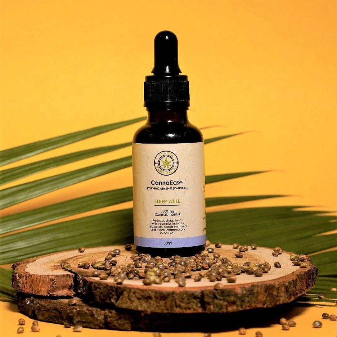 Cannaease™ Sleep Well  Full-spectrum CBD Oil Strawberry Flavor.