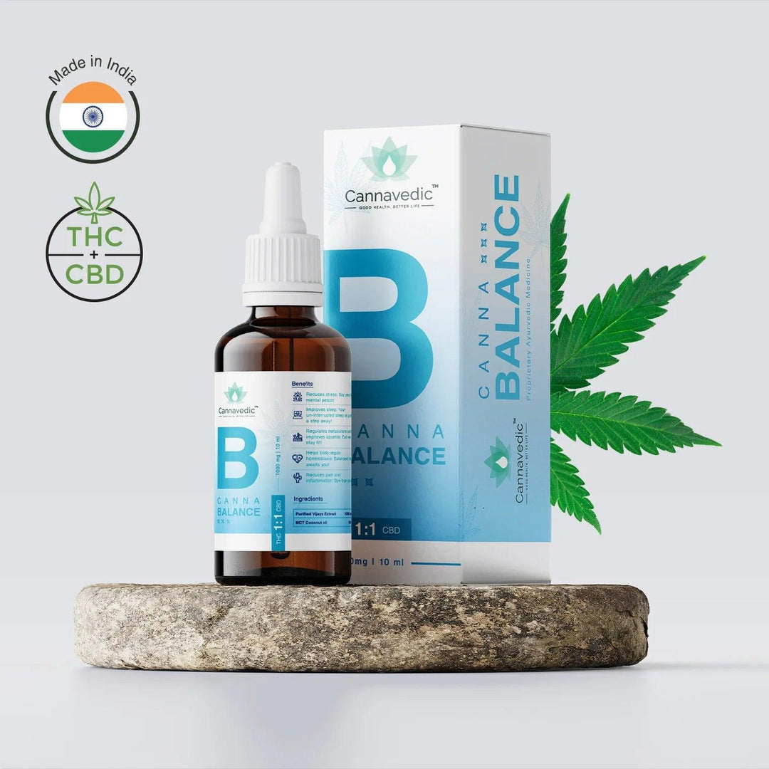 Cannavedic - CannnaBalanceTHC+CBD Oil (1:1|THC:CBD)1000mg,10mlCBD + THC OilCannavedic - CannnaBalanceTHC+CBD Oil (1:1 | THC:CBD)1000mg,10ml