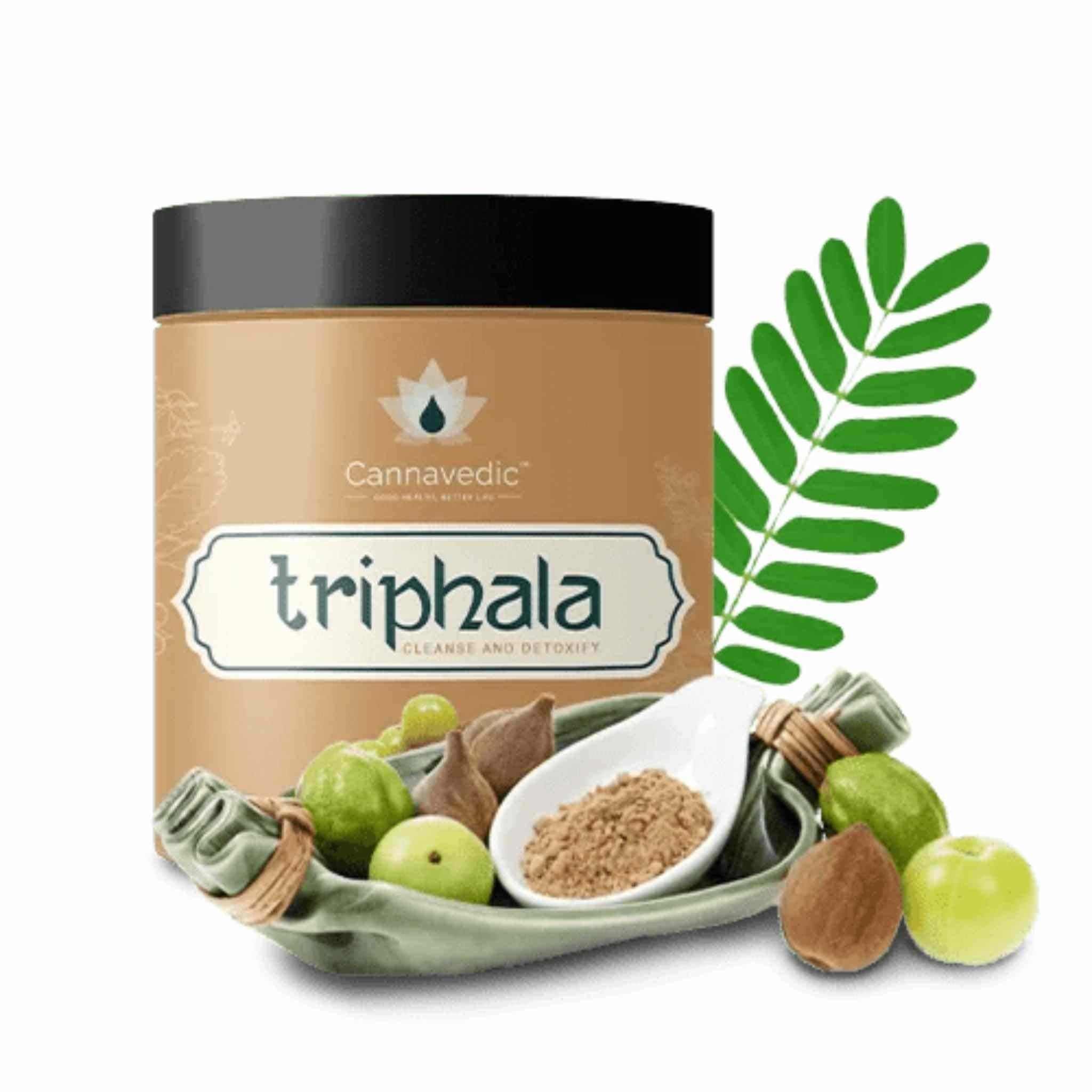 Cannavedic - Triphala Extract Capsules – Cleanse and Detoxify(60 capsules).