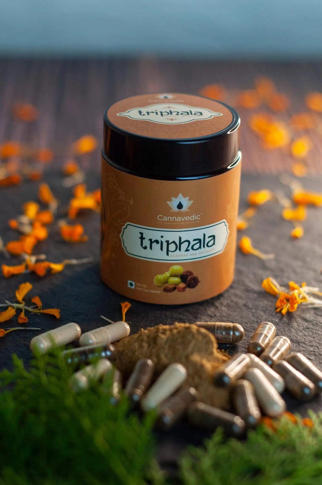 Cannavedic - Triphala Extract Capsules - Cleanse and Detoxify(60 capsules)Ayurvedic TabletCannavedic - Triphala Extract Capsules - Cleanse and Detoxify