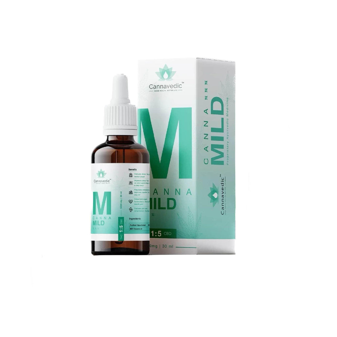Cannavedic CannnaMildTHC+CBD Oil (1:5|THC:CBD) 3000mg,30mlCBD + THC OilCannavedic CannnaMildTHC+CBD Oil (1:5|THC:CBD) 3000mg,30ml