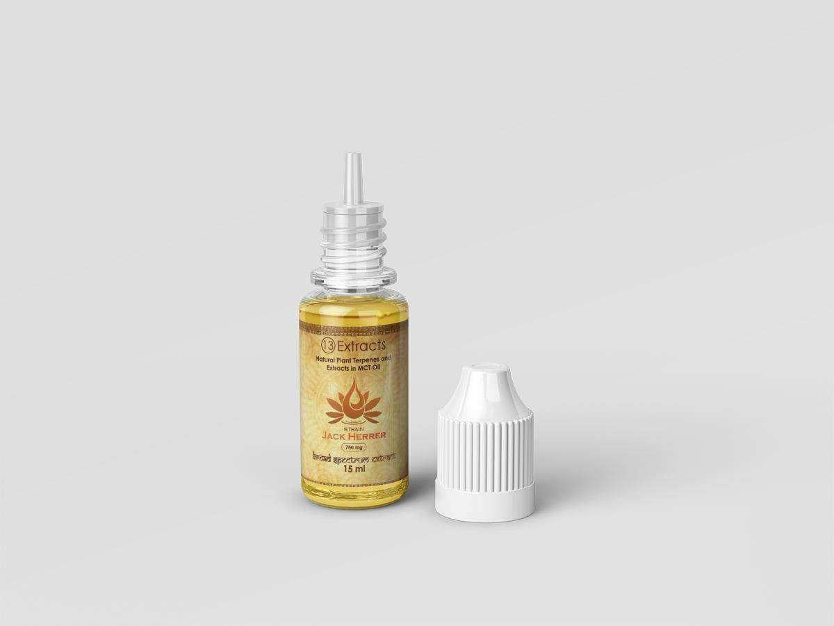 Thirteen Extracts Jack Herrer Strain CBD Elixir.