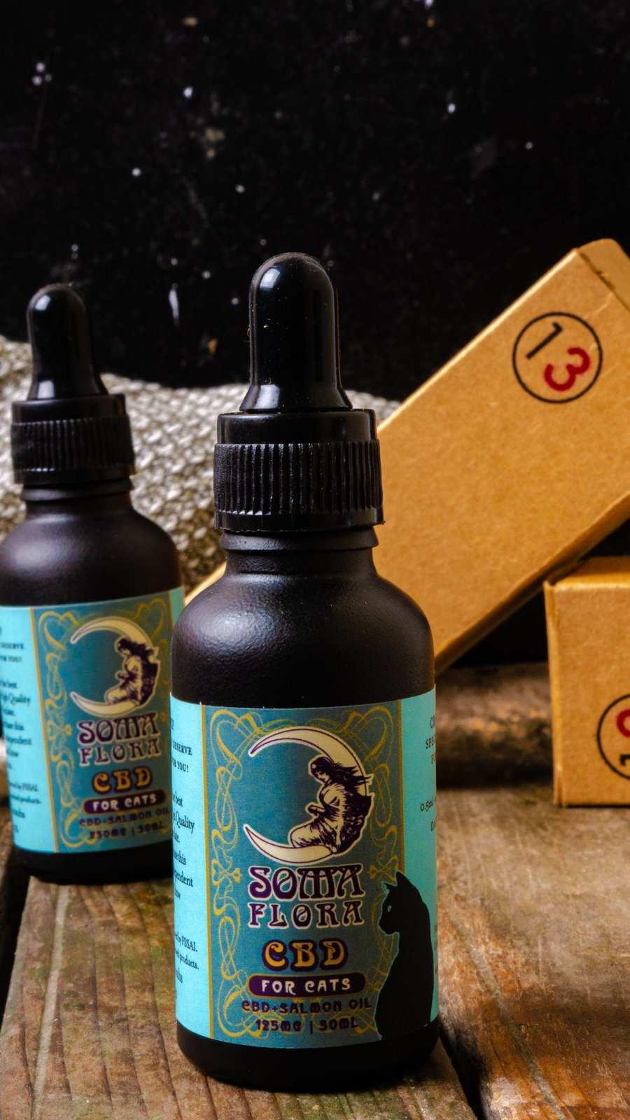 Soma Flora Salmon oil Cat Tincture 125 - 250mg.