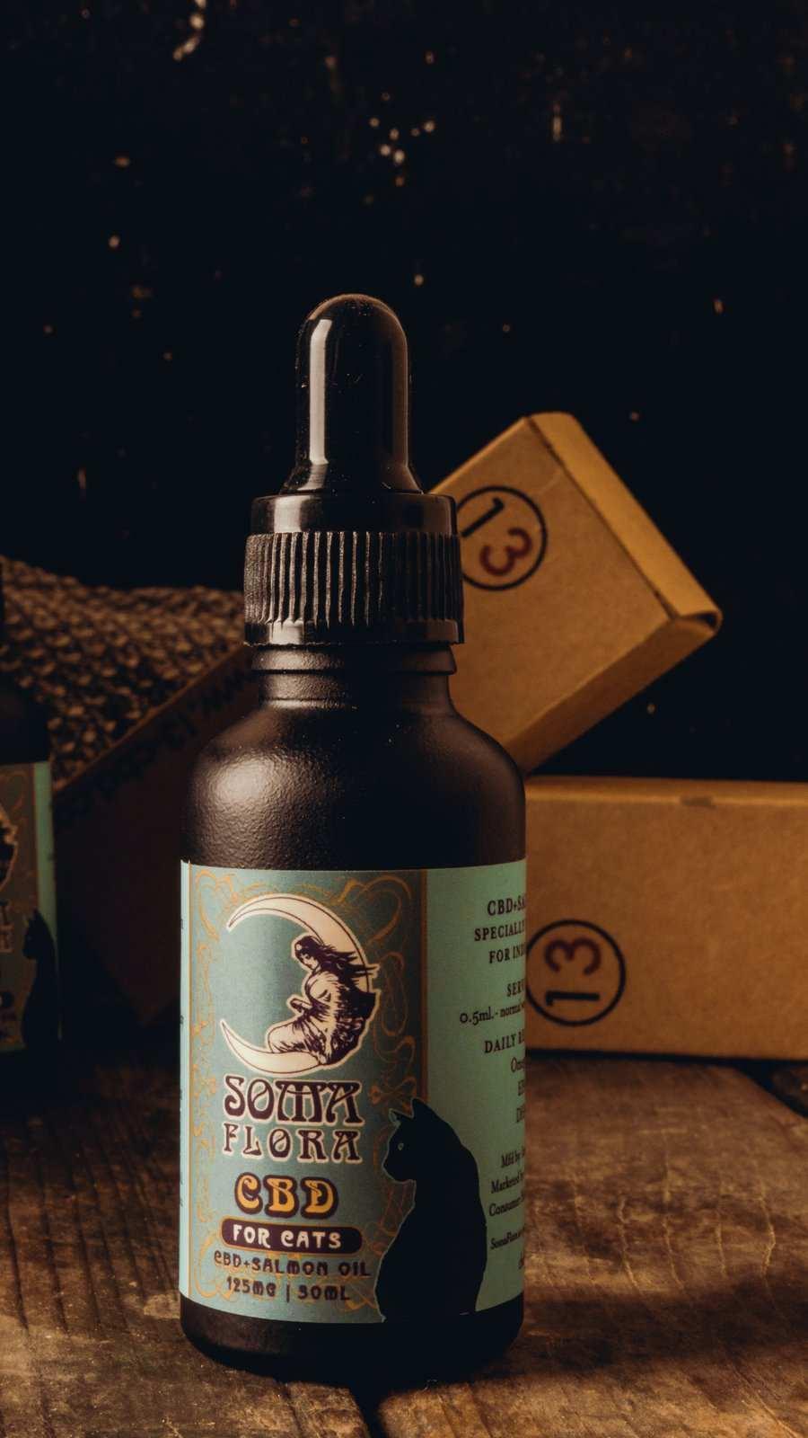 Soma Flora Salmon oil Cat Tincture 125 - 250mg.