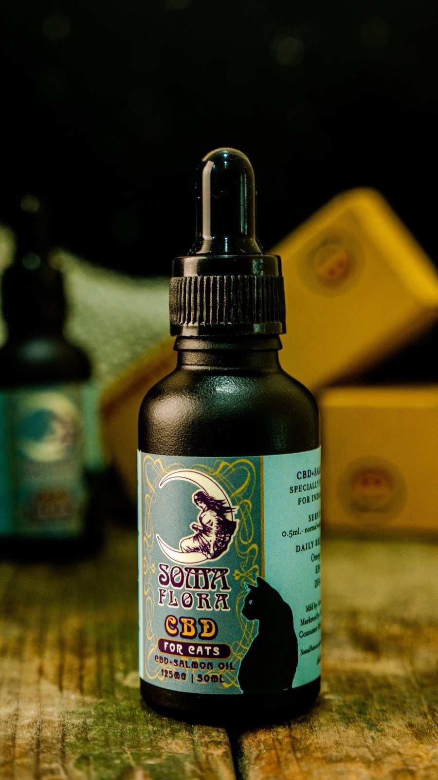 Soma Flora Salmon oil Cat Tincture 125 - 250mg.