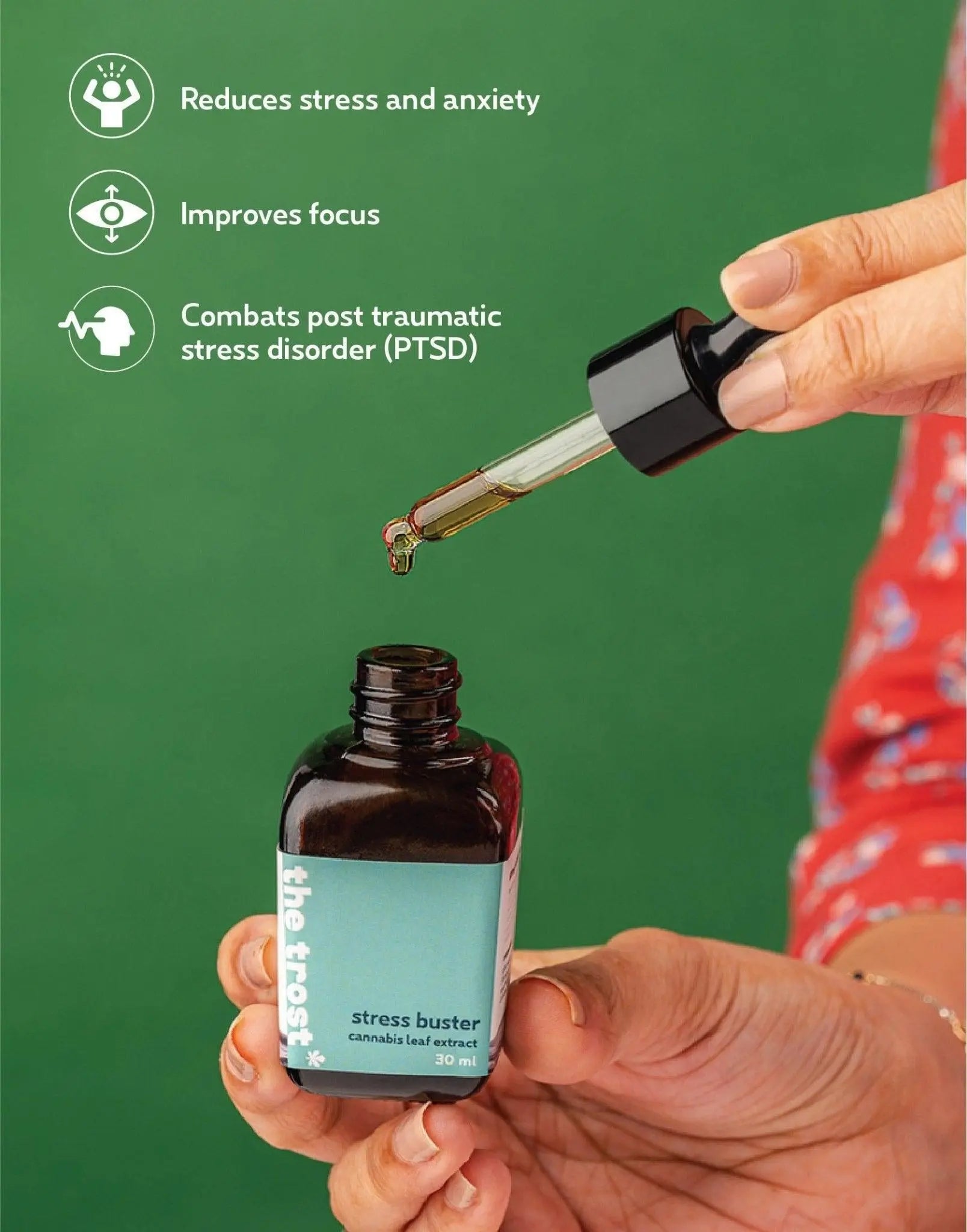 The Trost - Stress Buster - Cannabis Leaf Extract.