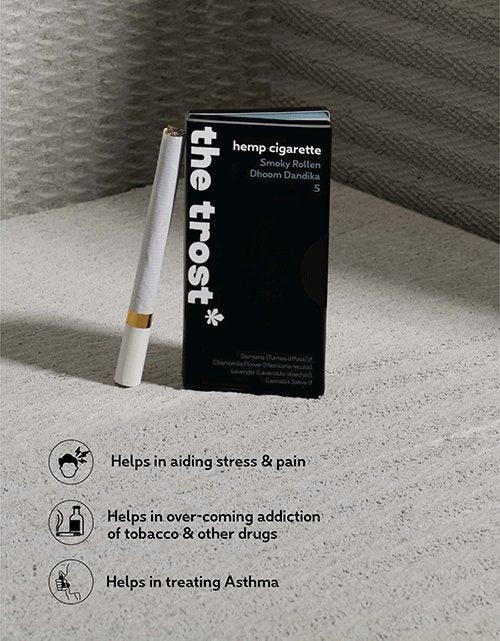 The Trost Hemp Herbal Cigarette (Smoky Rollen)Hemp CigarrettsThe Trost Hemp Herbal Cigarette (Smoky Rollen) | CBD Store India
