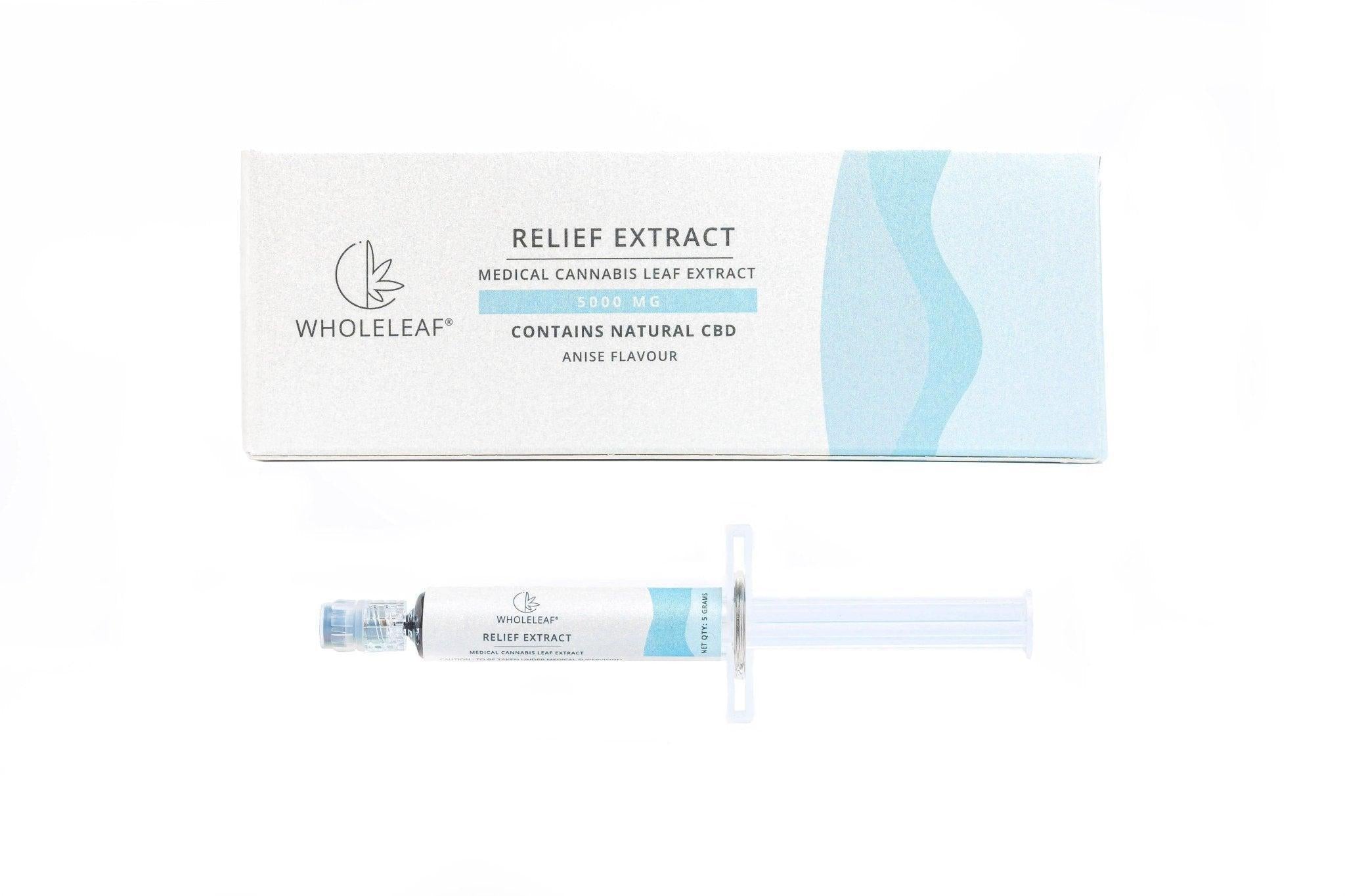 Wholeleaf - Relief Cannabis Extract (THC Dominant) Anise Flavour.
