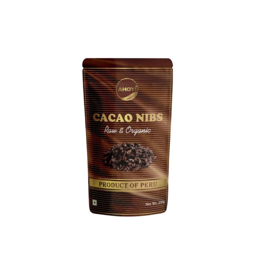 Ahoy! Cacao Nibs | Single Origin, Raw & Unsweetened | Organic 100gm.