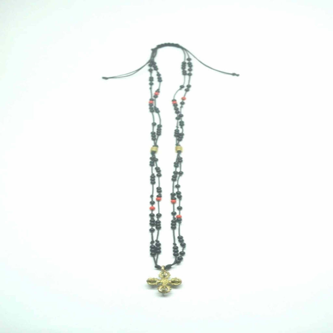 Beads of Faith Vajra Multi Strand Necklace-Alto VidaNecklaceAlto Vida - Beads of Faith Vajra Multi Strand Necklace | CBD Store 
