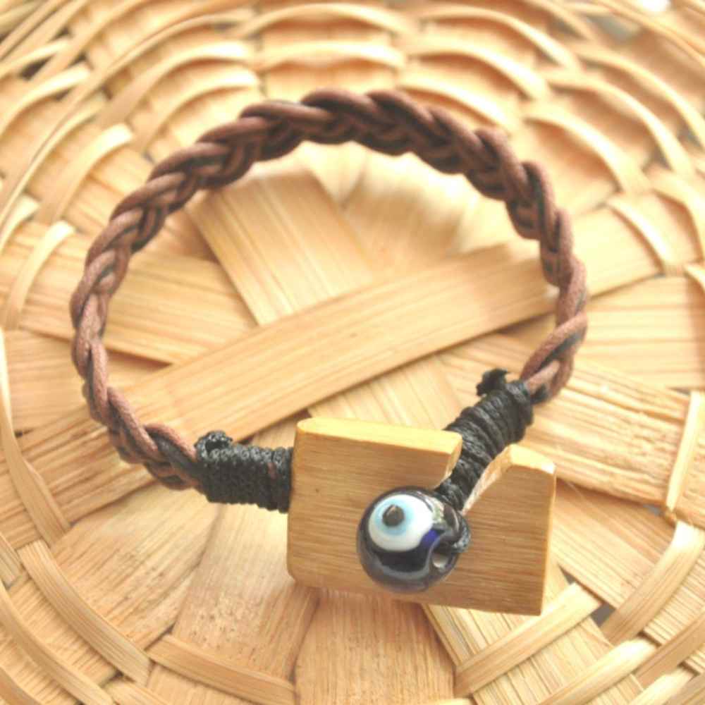 Alto Vida - Evil Eye & Bamboo Bracelet - CBD Store India