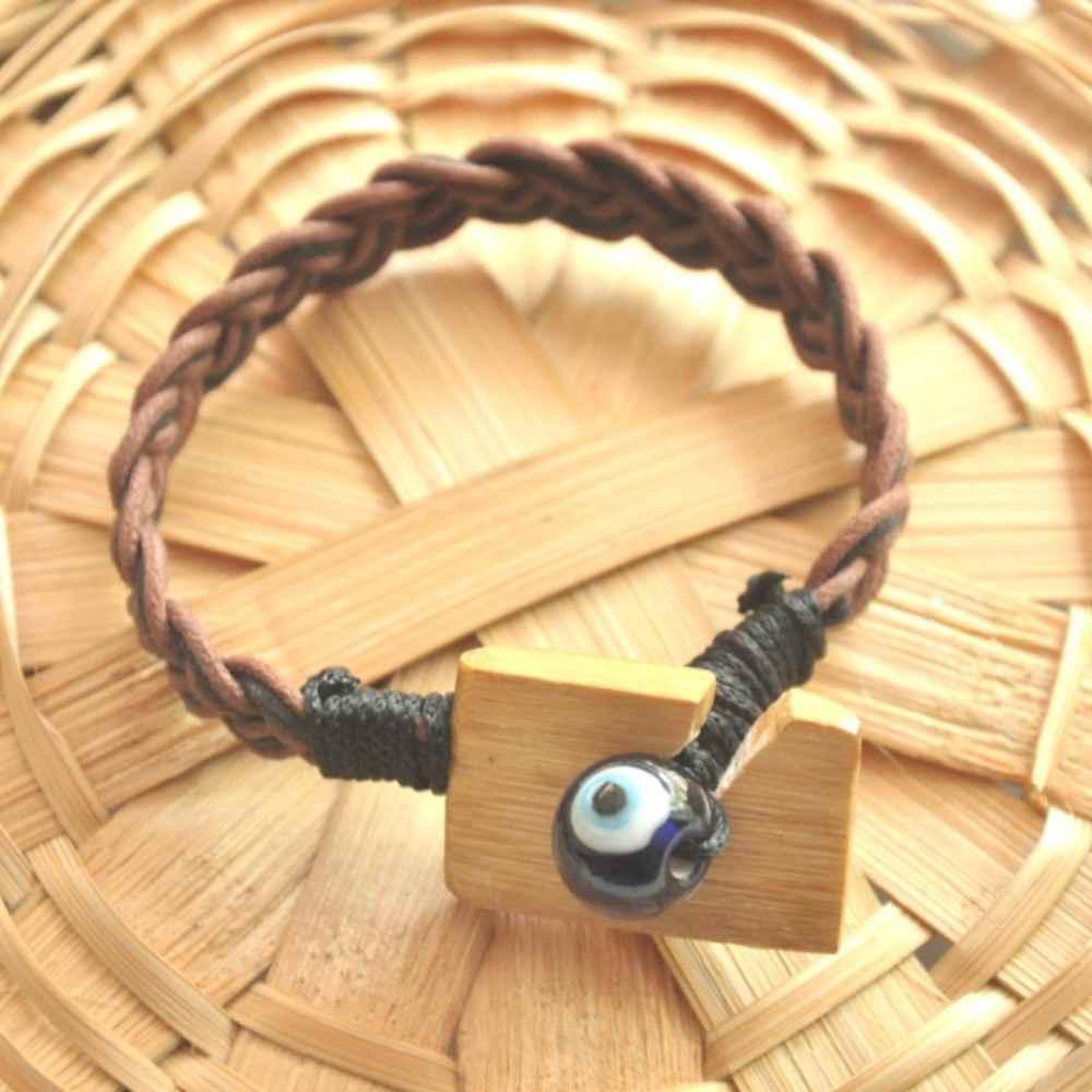 Evil Eye & Bamboo Bracelet-Alto VidaBraceletsAlto Vida - Evil Eye & Bamboo Bracelet | CBD Store India