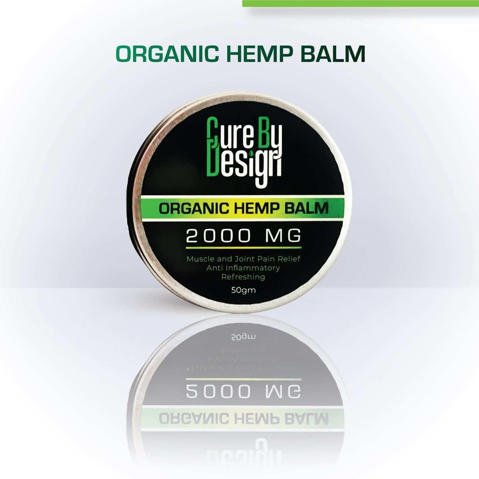 Anandamide Collection - Cure By Design CBD Oil Isolate Balm 2000MG.