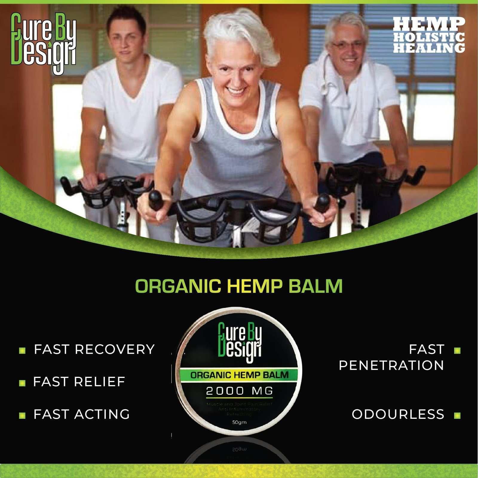 Anandamide Collection - Cure By Design CBD Oil Isolate Balm 2000MG.