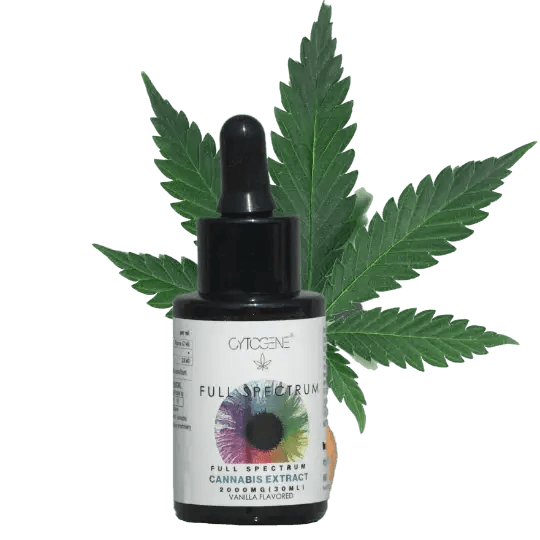 Anandamide Collection - Cytogene Cannabis Oil w/ Almond oil & Vanilla Extract Tincture - CBD Store India