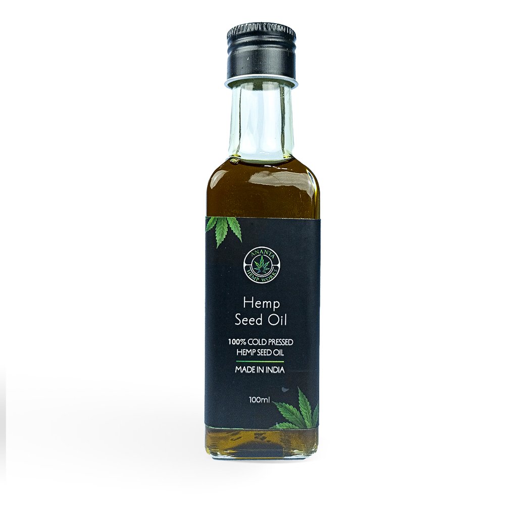 Ananta Hemp Sativa Oil 100ML (Cold Pressed) - CBD Store India