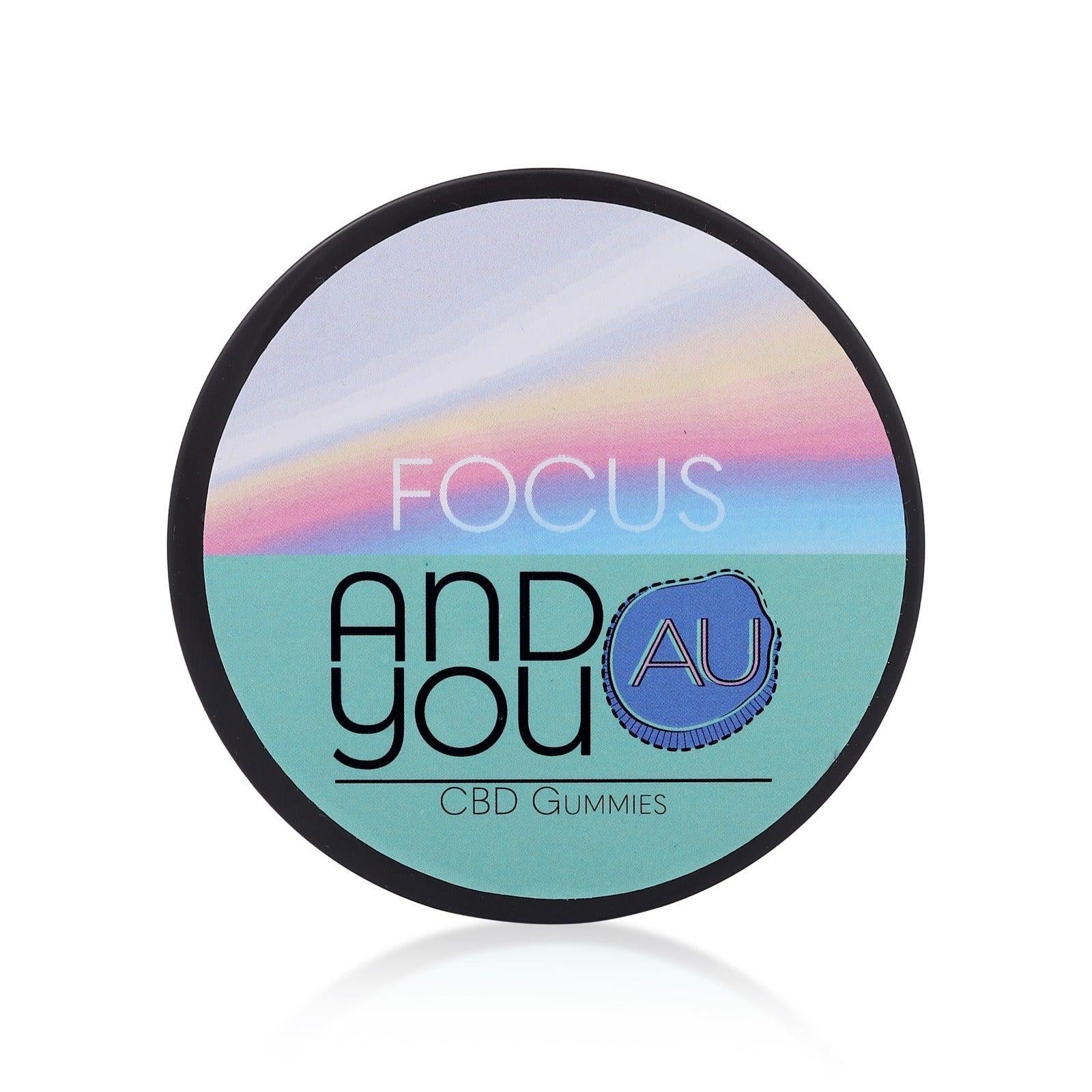 Andyou - Focus&U Gummies (200mg CBD + Terpenes for Focus).