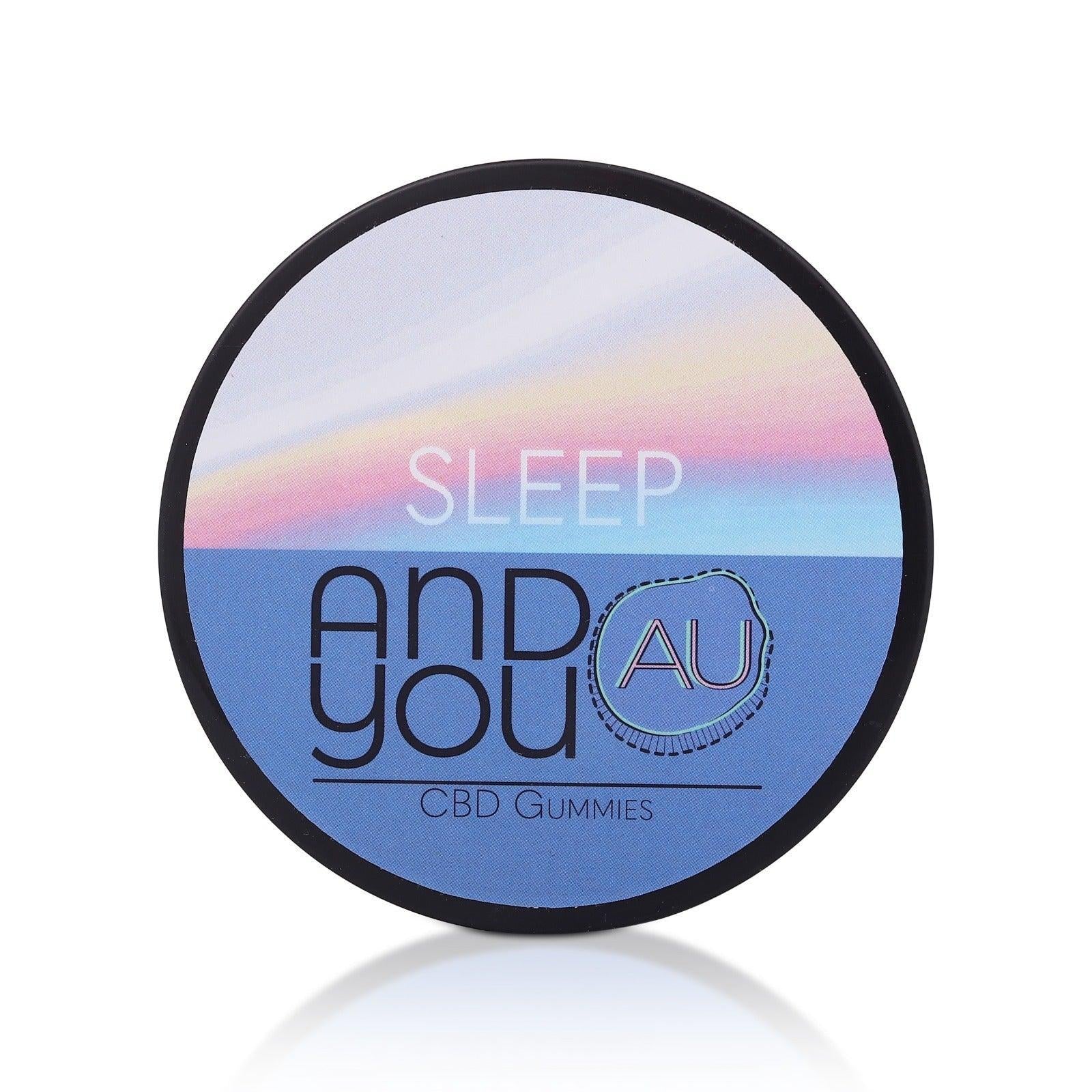 Andyou - Sleep&U Gummies (200mg CBD + 50mg Melatonin + Sleep Terpenes).