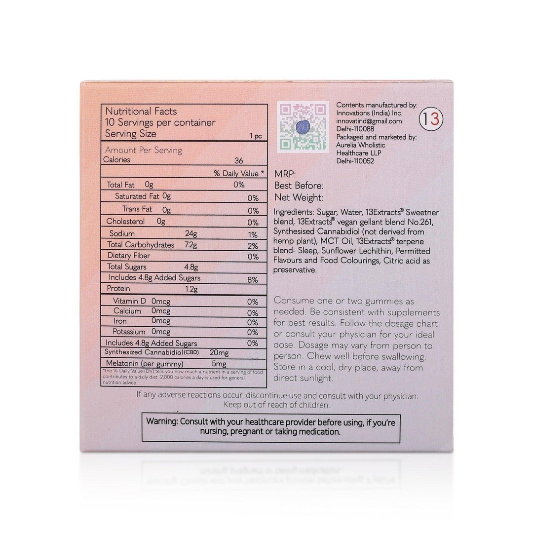 Andyou - Sleep&U Gummies (200mg CBD + 50mg Melatonin + Sleep Terpenes) CBD GummiesAndyou
