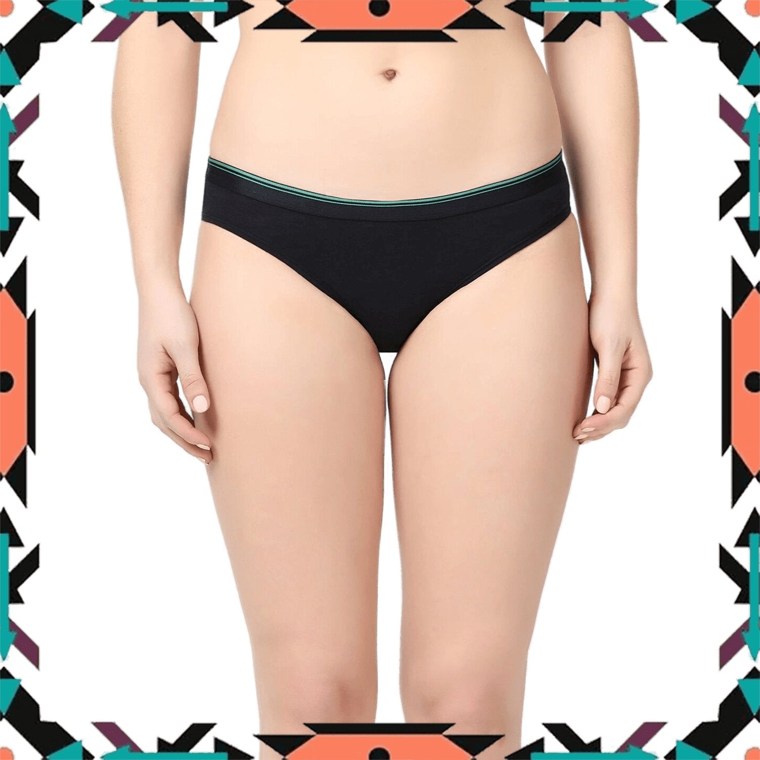 ANTAR Women's Hemp Bikini Panty Naturally Antibacterial Low Waist