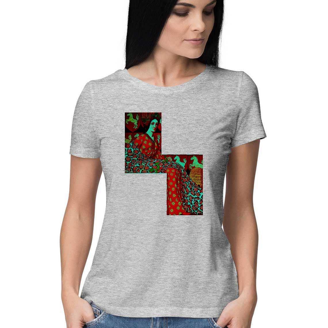 Art Nouveau Women's T-Shirt - CBD Store India