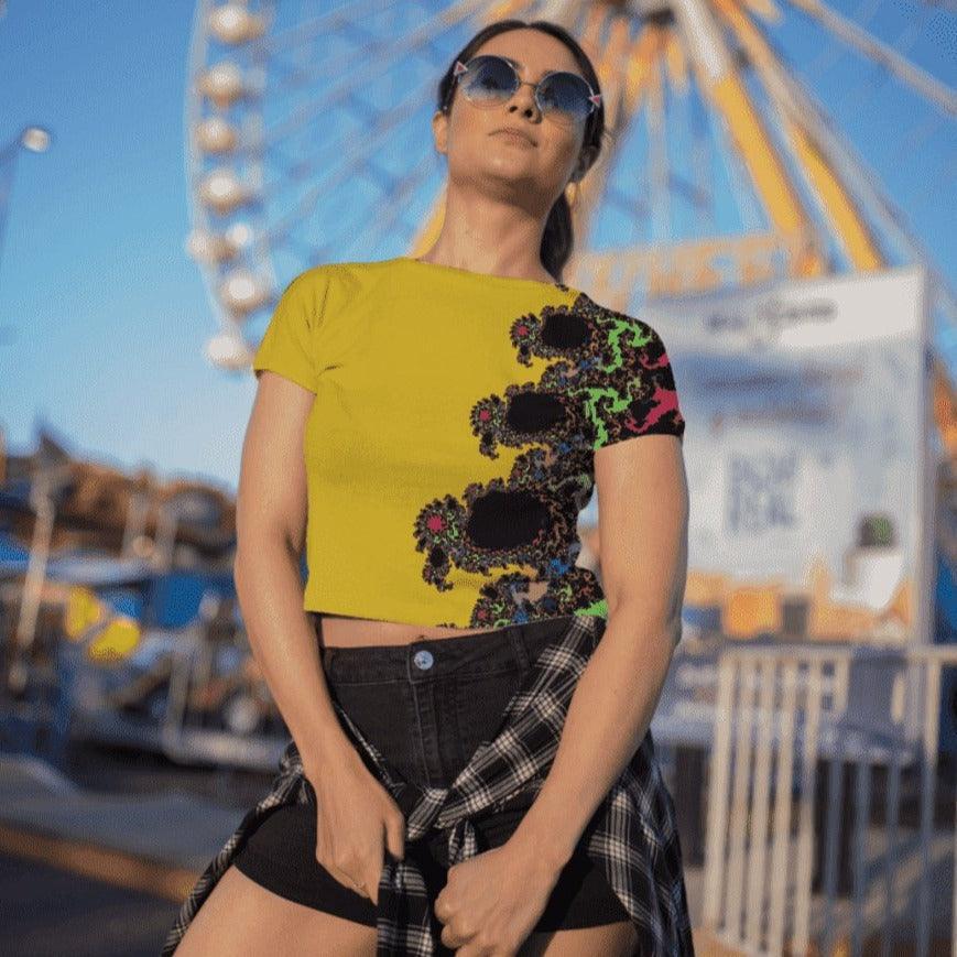 Athena's Vacation Day Women's Crop Top.