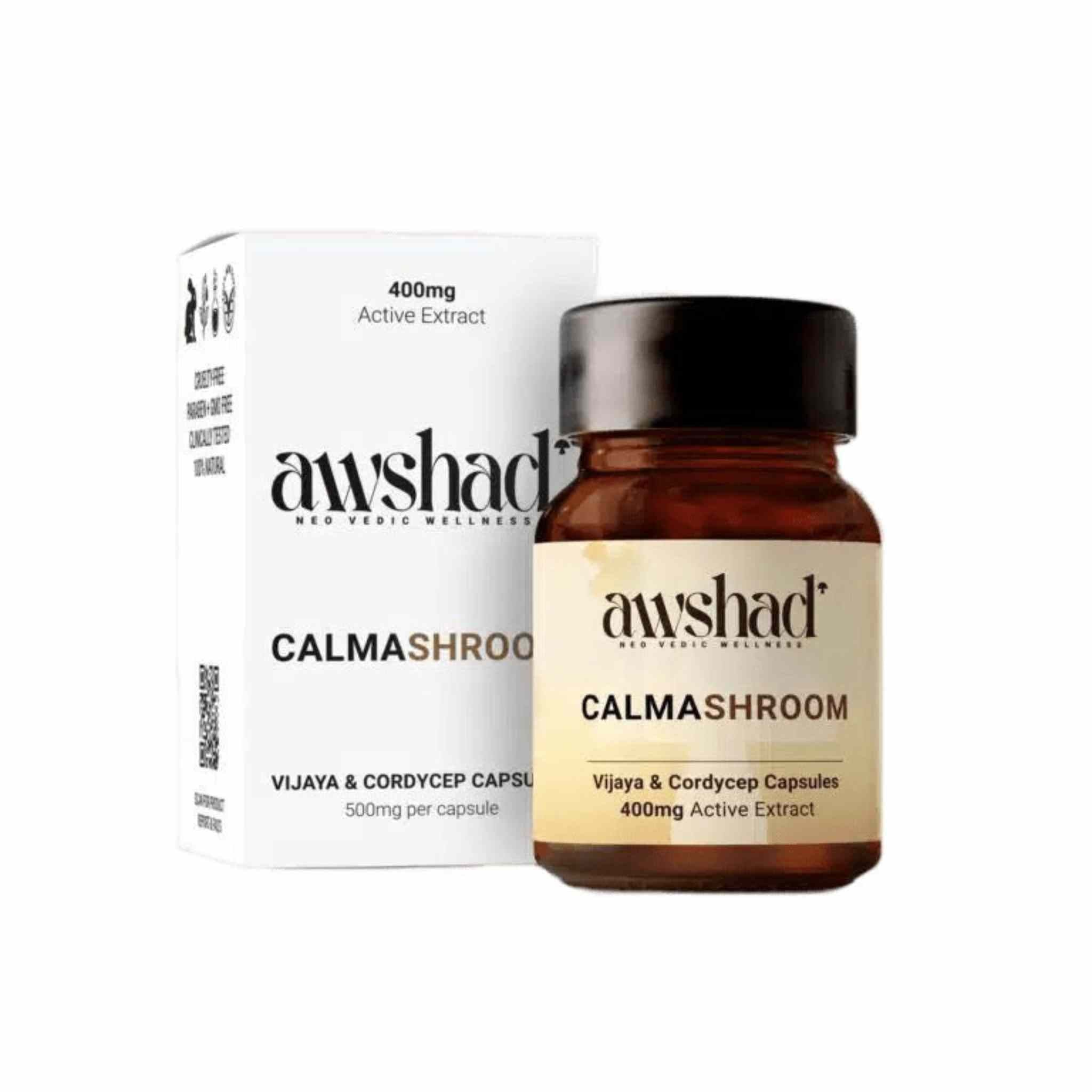 Awshad - Calmashroom Capsules - CBD Store India