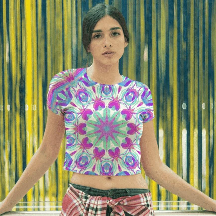 Aztec Dream Women's Crop TopCrop TopAztec Dream Crop Top - Women's Psychedelic Design
