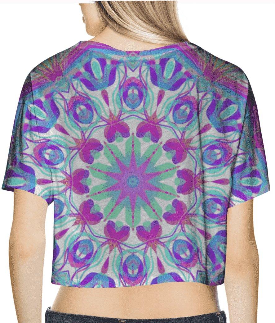 Aztec Dream Women's Crop TopCrop TopAztec Dream Crop Top - Women's Psychedelic Design