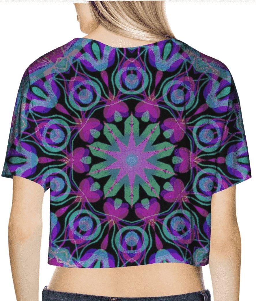 Aztec Sunrise Women's Crop TopCrop TopAztec Sunrise Women's Crop Top | 100% Cotton, Soft Fabric