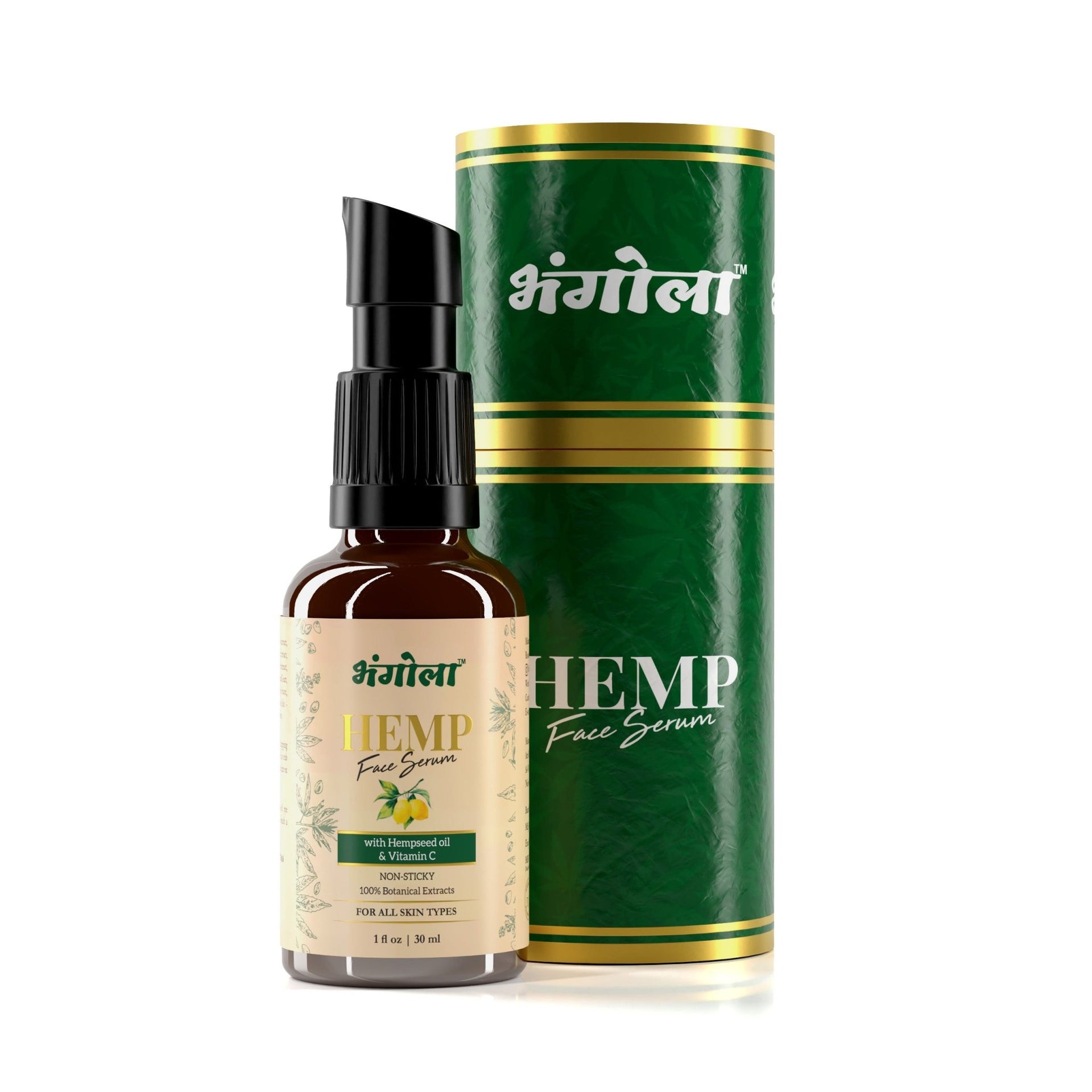Bhangola - Hemp Face Serum (30ml) - CBD Store India