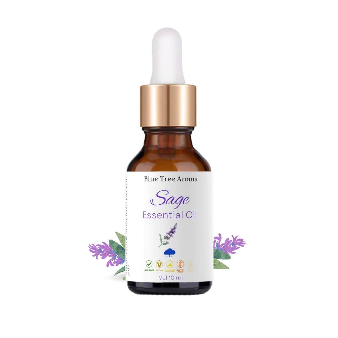 Blue Tree Aroma - Sage Essential OilHerbal MedicineBlue Tree Aroma - Sage Essential Oil Benefits | Medicinal Uses