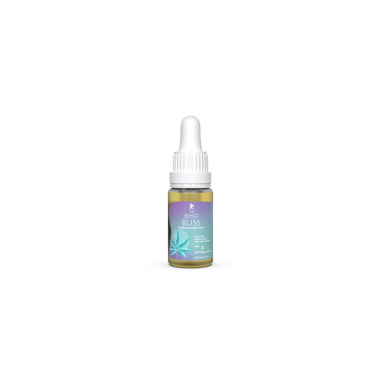 Boheco Bliss - Soothes Anxiety & Stress - Mint - 10 Ml - CBD Store India