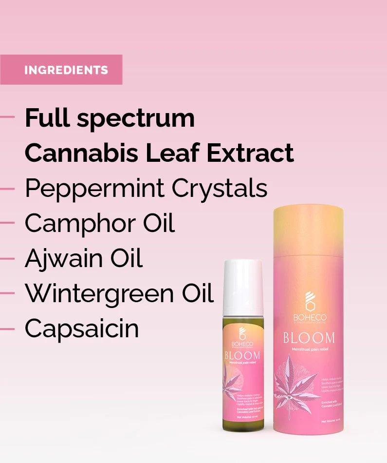 Boheco Bloom Cannabis Lotion - Menstrual Pain ReliefHealth & BeautyBoheco Bloom | For Menstrual Pain Relief | CBD Store India