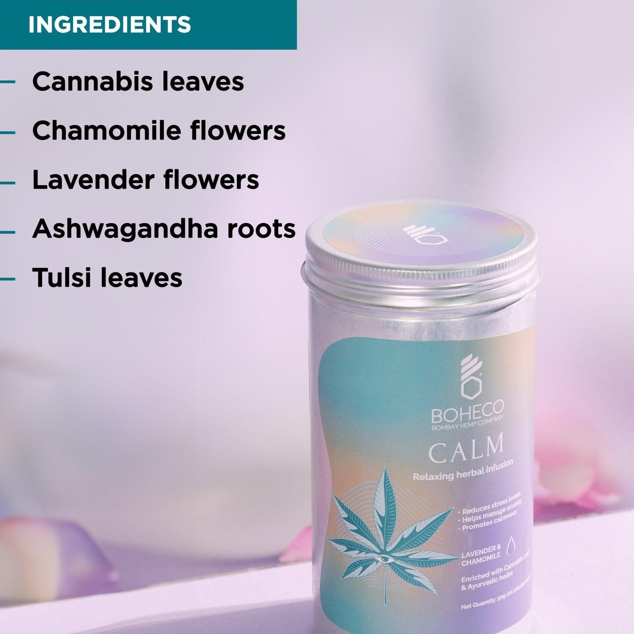 Boheco Calm - Relaxing Herbal Infusion Bags.