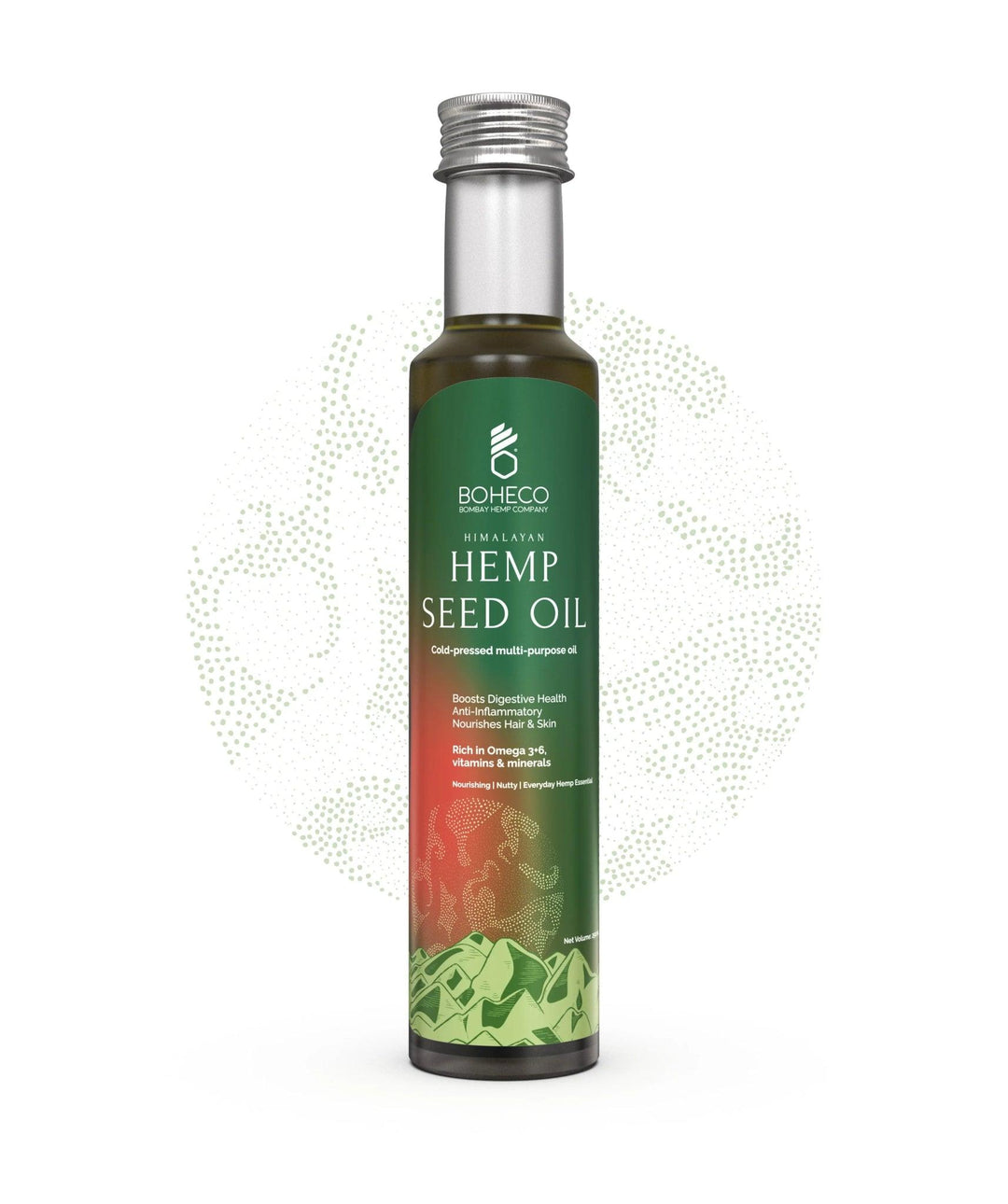 Boheco Himalayan Hemp Seed OilHemp oilBoheco Himalayan Hemp Seed Oil | Cold Pressed Multipurpose Oil | CSIN