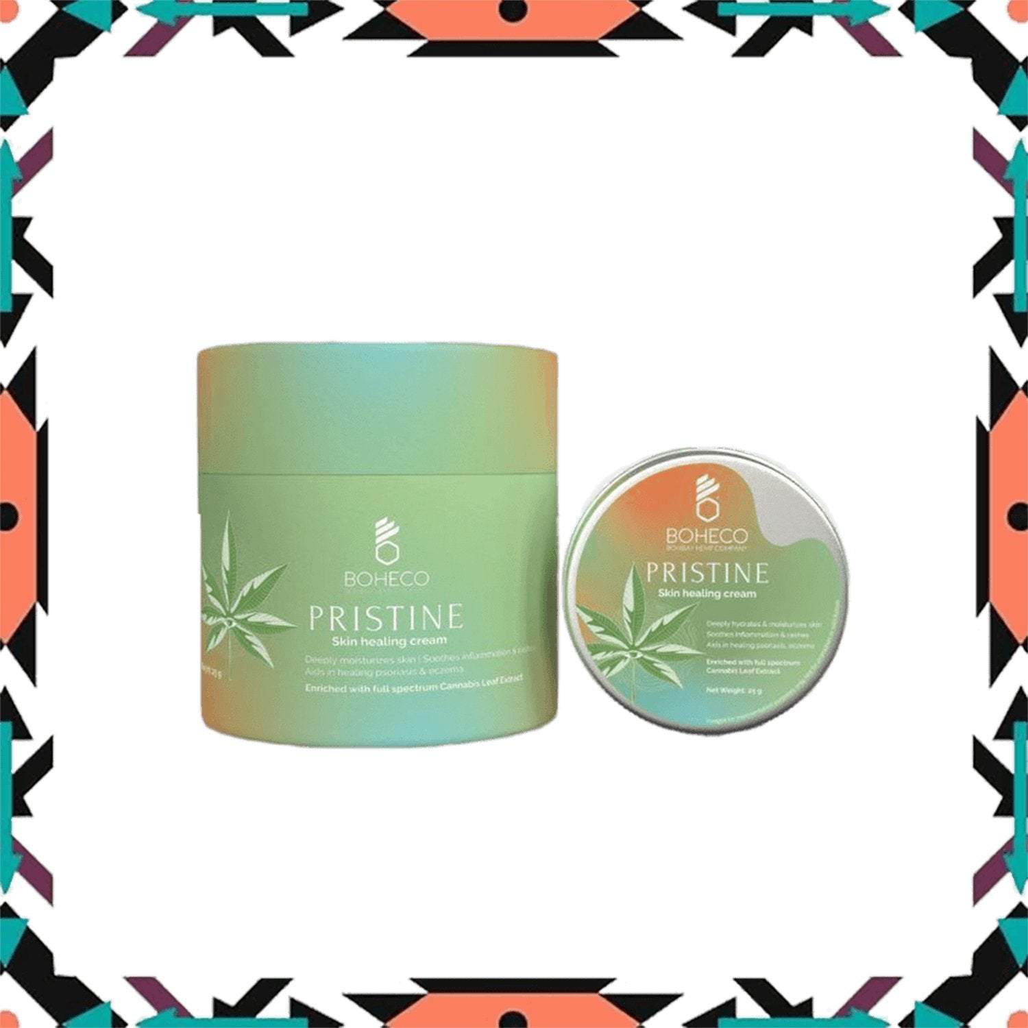 Boheco Pristine Cannabis Salve - Skin Healing Cream (25 gms) - CBD Store India