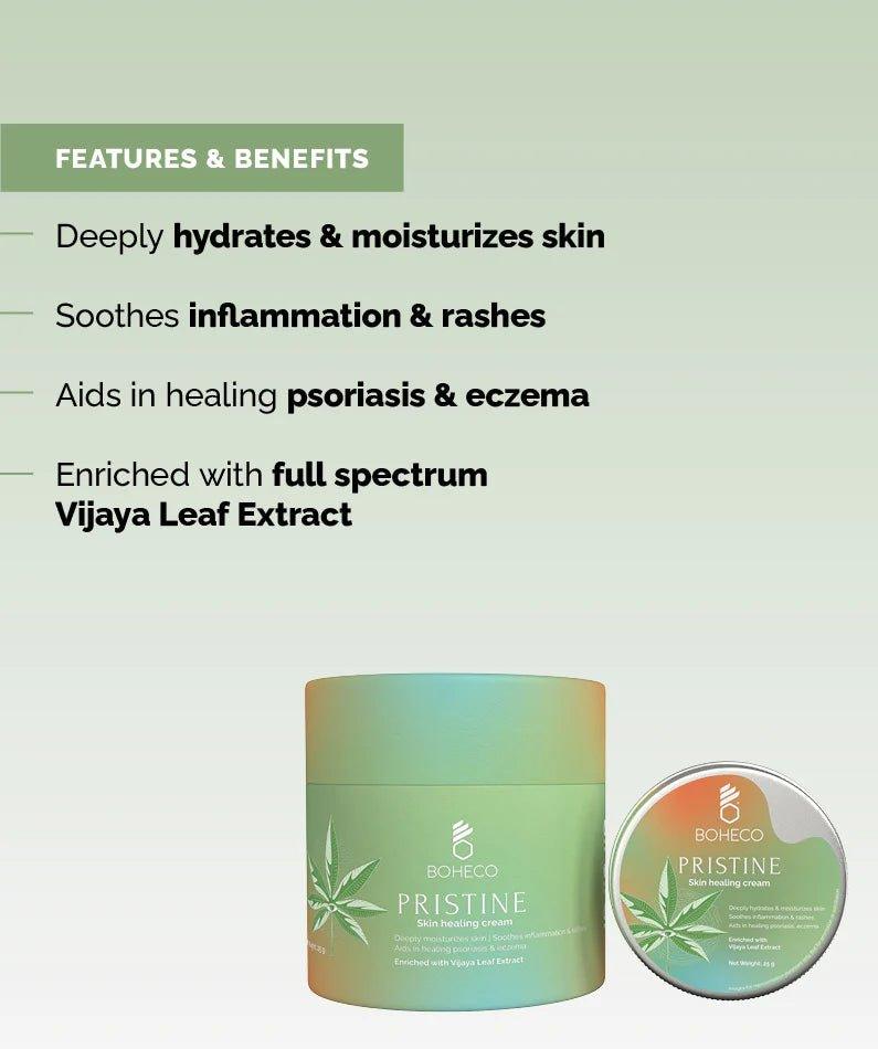Boheco Pristine Cannabis Salve - Skin Healing Cream (25 gms)Health & BeautyPristine Skin Healing Cream | For Optimal Skin Health | CBD Store India