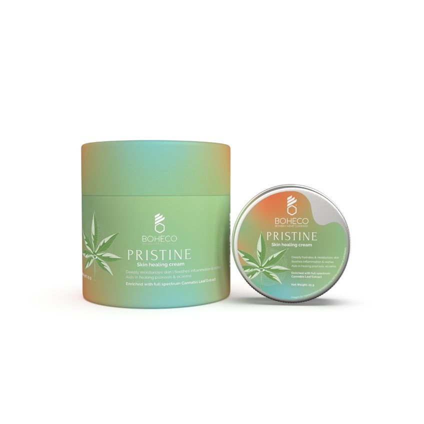 Boheco Pristine Cannabis Salve - Skin Healing Cream (25 gms) - CBD Store India