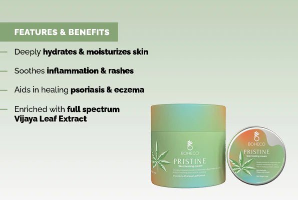 Boheco Pristine Cannabis Salve - Skin Healing Cream (25 gms) - CBD Store India