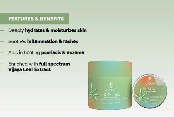 Boheco Pristine Cannabis Salve - Skin Healing Cream (25 gms)Health & BeautyPristine Skin Healing Cream | For Optimal Skin Health | CBD Store India