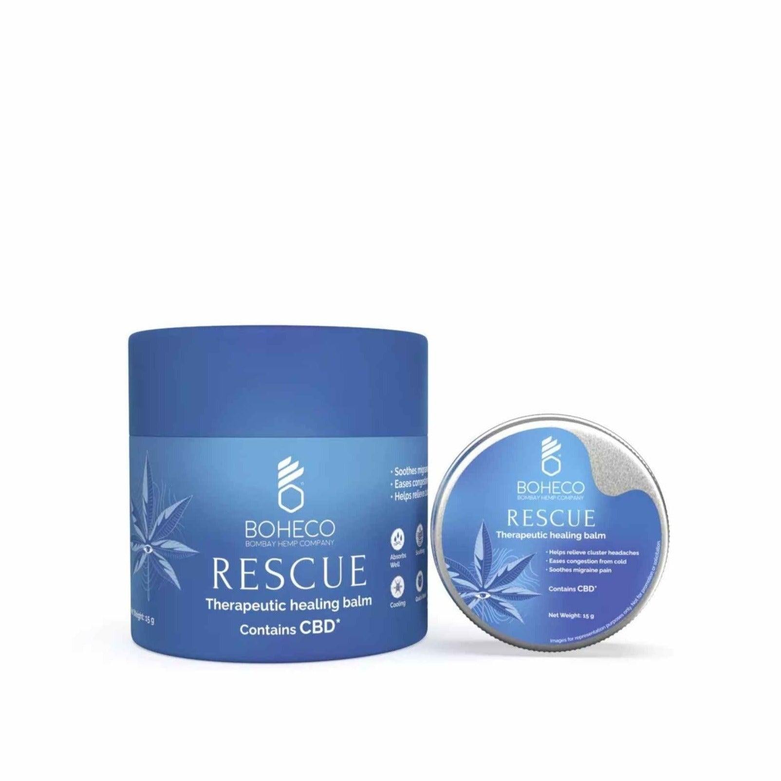 Boheco Rescue-Therapeutic Healing Balm-15gm.