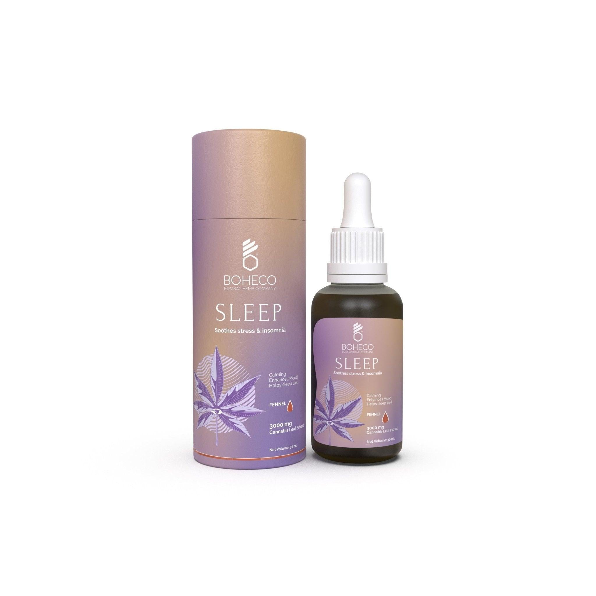 Boheco Sleep (Fennel) Cannabis Oil - Soothes Stress & Insomnia Medical Cannabis Tincture.