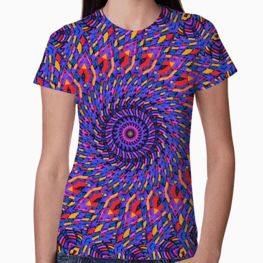 Burning Pyschedelia Women's Crop Top.