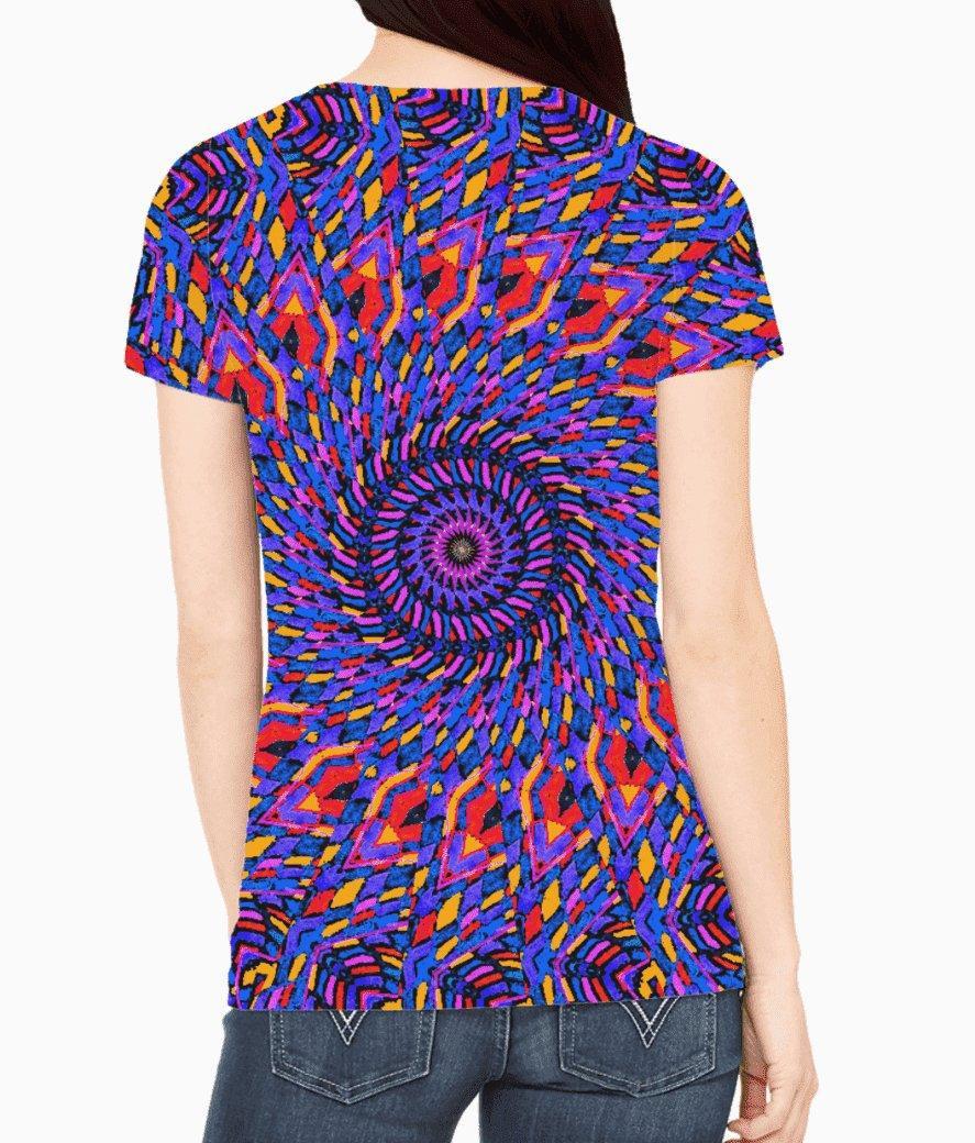 Burning Pyschedelia Women's Crop Top.