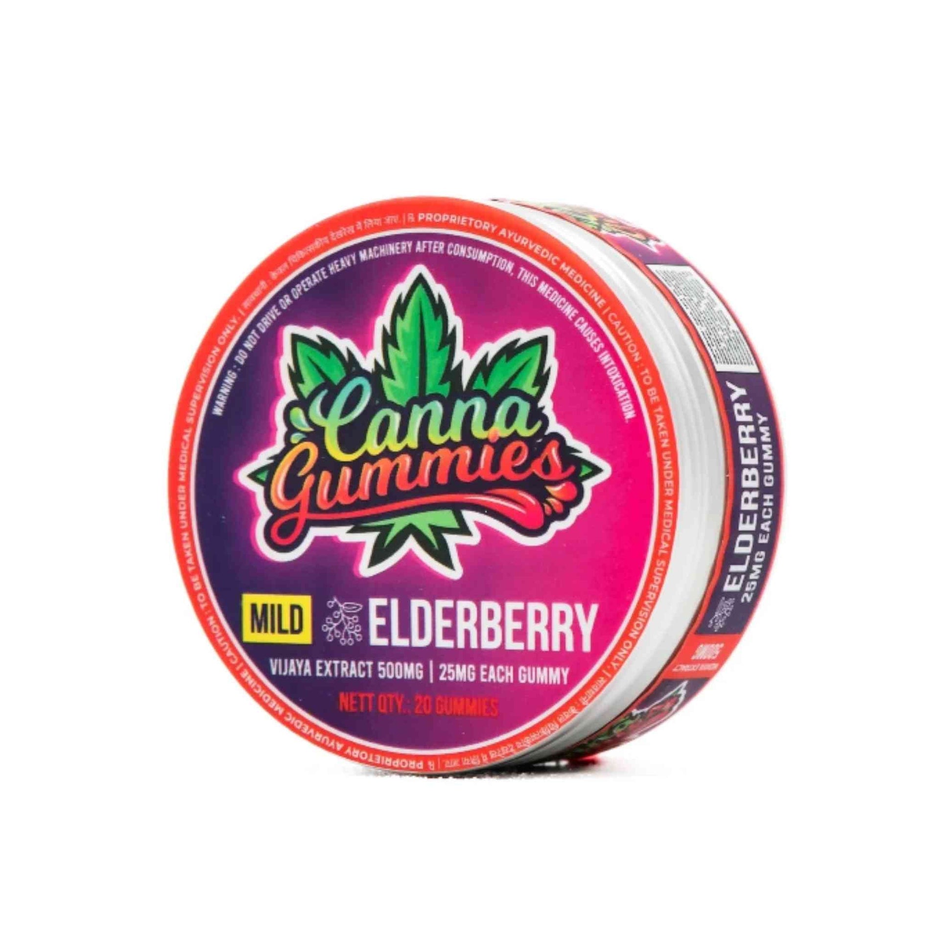 Canna Gummies - Cannabis Infused Gummies 1:1 - Elderberry - CBD Store India