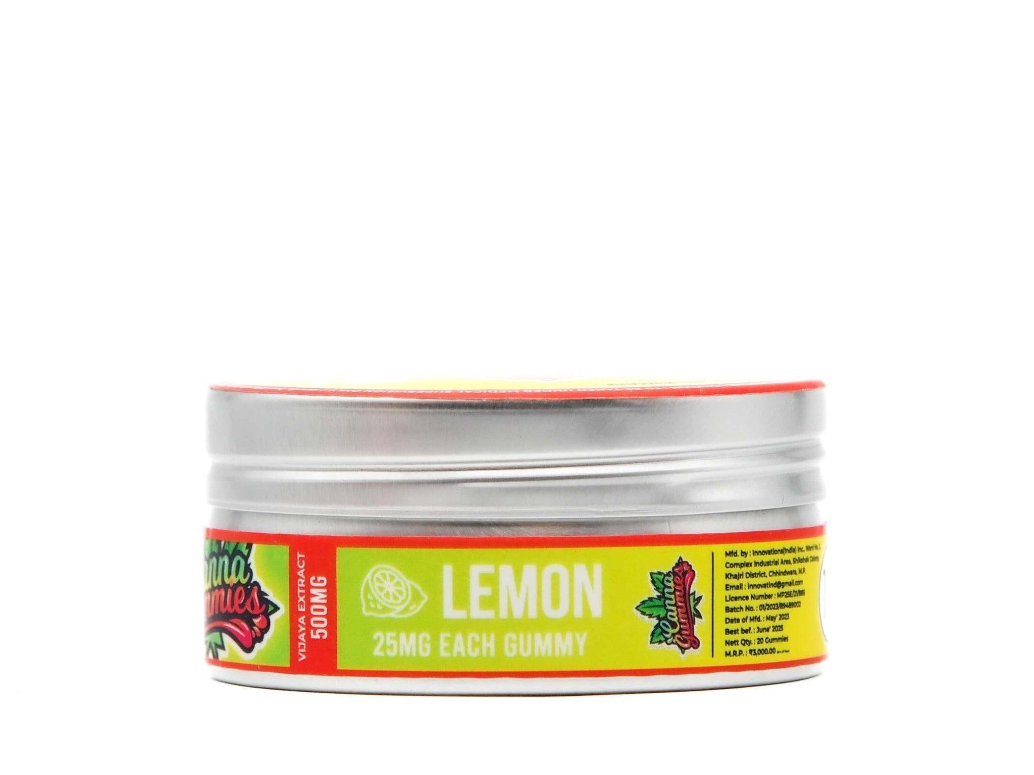 Canna Gummies - Cannabis Infused Gummies 1:1 - Lemon.